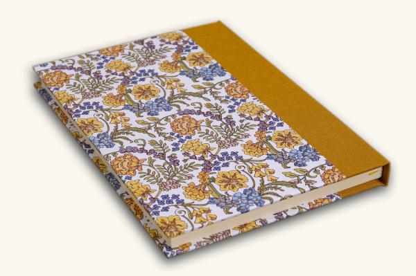 Notebook with flower cover
